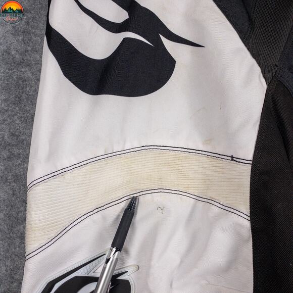 O'Neal Element Motorcycle Pants White Black Tapered Leg Unisex Adults Size 44 - Picture 9 of 16